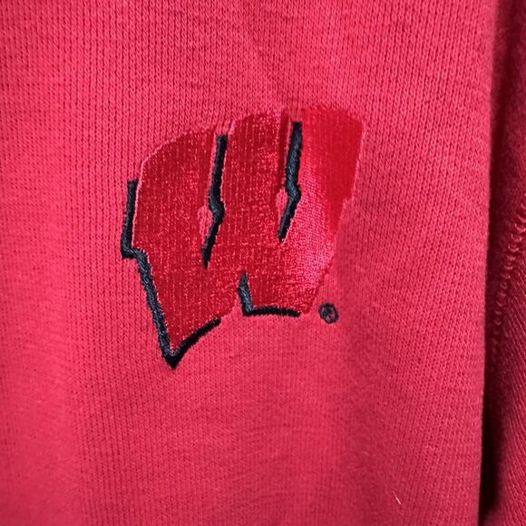 Vintage Crown USA Sport Wisconsin Badgers With Tags Large L 100% Cotton - Picture 3 of 7